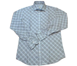 Ted Baker denim jacketBias cut check shirt