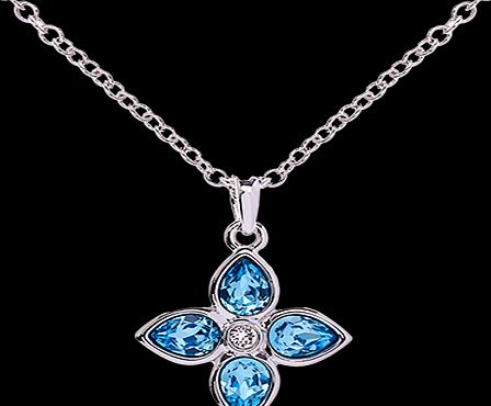 Fiana Gem Flower Pendant TBJ1009-01-30