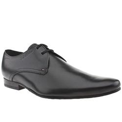 Male Hake Gibson Leather Upper Laceup Shoes in Black