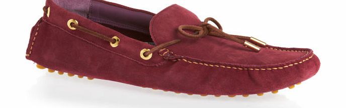 Ted Baker Mens Ted Baker Talpen Shoes - Dark Pink Suede