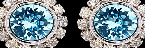 Sully Crystal Chain Stud Earrings