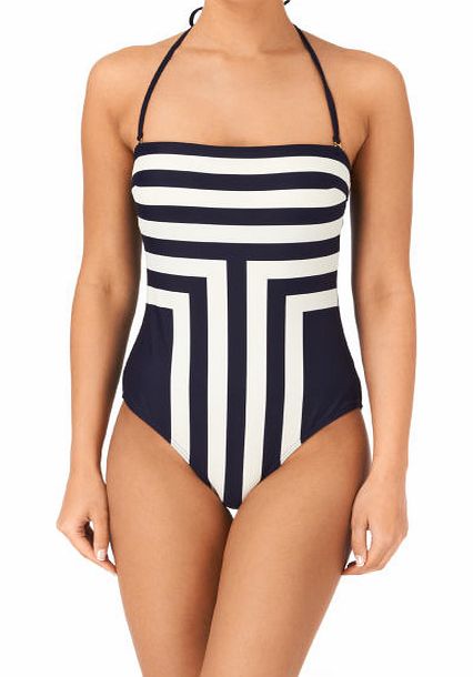 Ted Baker Womens Ted Baker Neevee Swimsuit - Navy