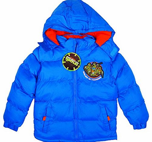 Teenage Mutant Ninja Turtles Boys Teenage Mutant Ninja Turtles TMNT Puffa Style Winter Coat 3 4 6 8 Years