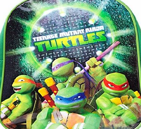 Teenage Mutant Ninja Turtles Childrens Mini Backpack with The Pose Design, Green BIO-BP300812TNT