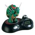 turtles projection alarm clock