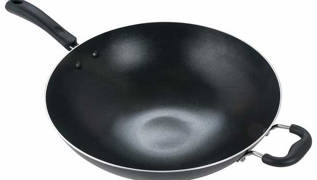 Tefal Jumbo 36cm Aluminium Wok with Helper Handle