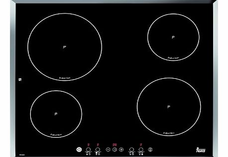 Teka Ir 6040 - Hob (Built-In, Electric, Glass, Touch, 230V, 50/60 Hz) Black