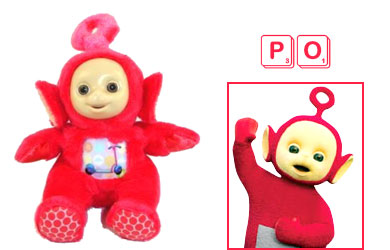 teletubby Bean Toy - Po