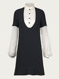 DRESSES BLACK CREAM 8US AT-S-O7ACZ0994A