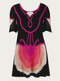dresses black multi