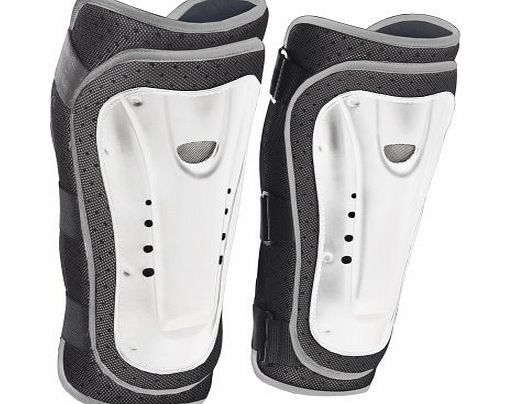 Tenn-Outdoors Tenn DH/BMX Padded Cycling Shin Guards White L/XL