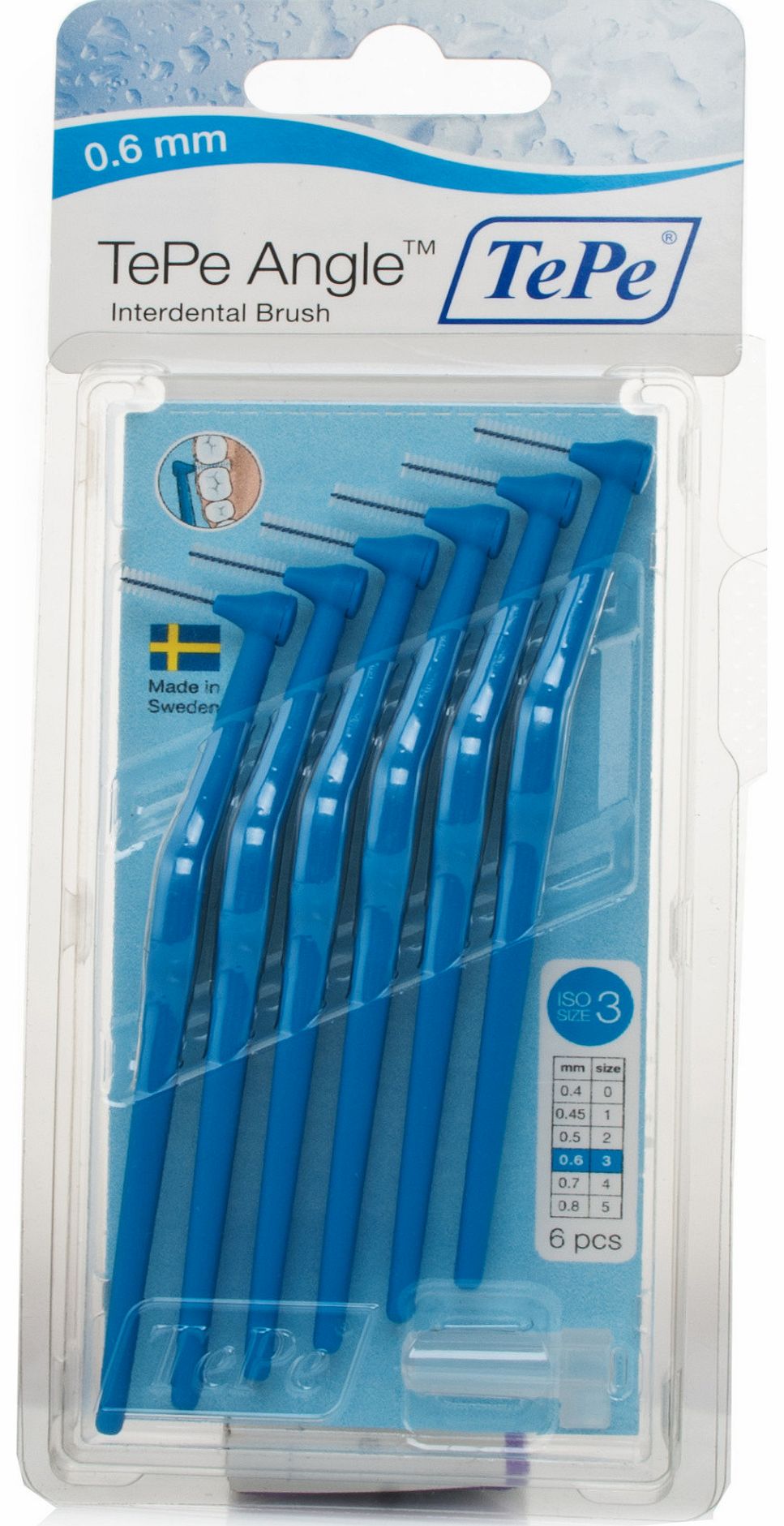 Tepe Angled Interdental Brush Blue