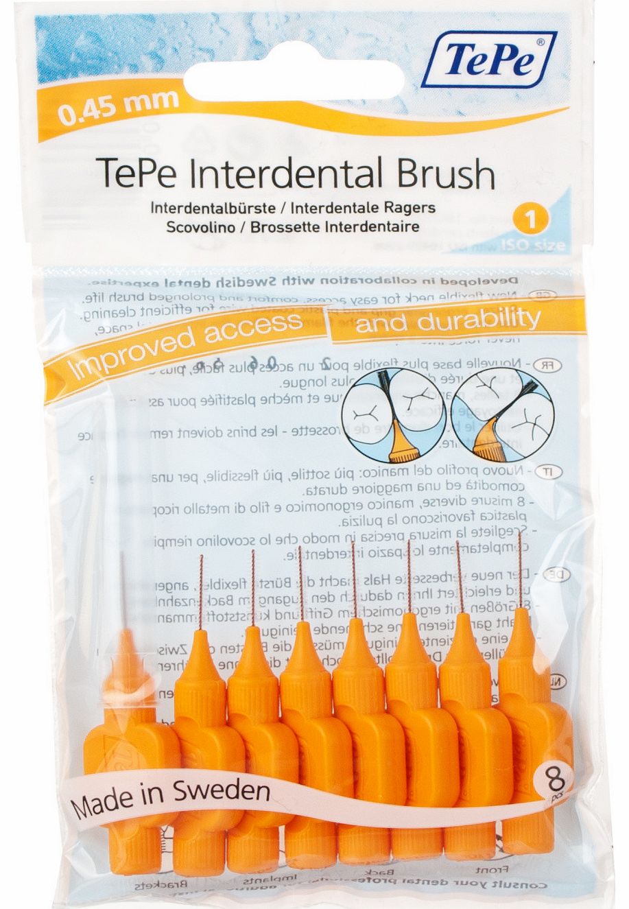 Tepe Interdental Brushes Orange