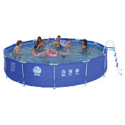 Tesco 15Ft Metal Frame Pool Set