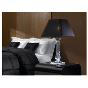 Tesco 5 * Hotel Tesco Clear Column Table Lamp