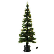 Tesco 5Ft Green Fibre Optic Tree