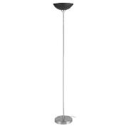 Basic Floor Lamp Satin Nickel Finish