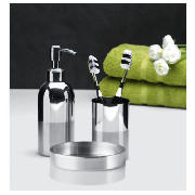 Tesco Bathroom 3 Piece Set, Stainless Steel