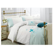 Belinda Butterfly Embroidered Duvet Set