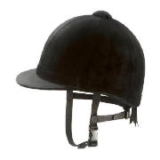 Black Horse Riding Helmet 57 cm