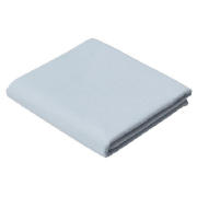 Tesco Brushed Cotton Pillowcase, Light Blue