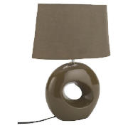 tesco Calypso Table Lamp, Mocha