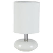 Ceramic Table lamp cream, set of 2