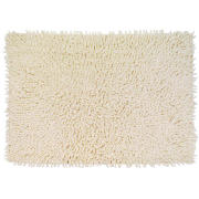 Chenille Bath Mat, Cream