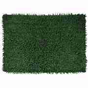 Tesco Chenille Bath Mat Forest Green