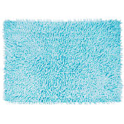 Tesco Chenille Bath Mat Ice