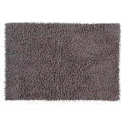 Chenille Bath Mat, Silver