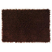 Tesco Chenille Bathmat, Chocolate