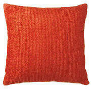 Tesco Chenille Cushion, Terracotta