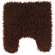 tesco Chenille Pedestal Mat, Chocolate