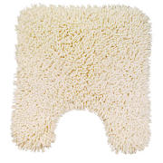 Tesco Chenille Pedestal Mat, Cream