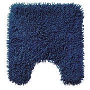 Chenille Pedestal Mat Navy