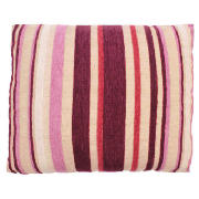 Tesco Chenille Stripe Cushion Plum, 40X60cm