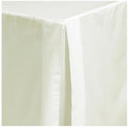 Tesco Double Base Valance Sheet, Cream