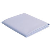 tesco Double Flat Sheet, Powder Blue