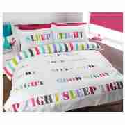 Tesco Dream On Print Kingsize Duvet Set, Multi