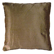 Faux Silk Cushion , Mocha