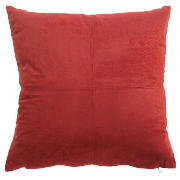 Tesco Faux Suede 4 Panel Cushion 43x43 Berry