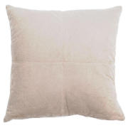 Tesco Faux Suede 4 Panel Cushion 43x43 Natural