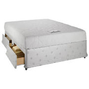 Finest Memory Sleep Double 4 drawer Divan Set