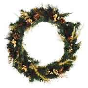 Finest Gold Fern Wreath