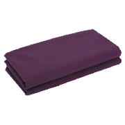 Tesco fitted sheet Single , Aubergine