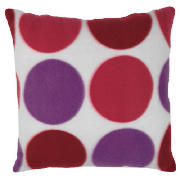 Fleece spot Cushion Pink