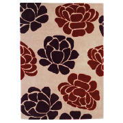 Tesco Floral Anya Wool Rug, Multi 120X170cm