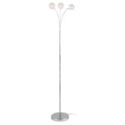 Globe Floor Lamp, Chrome