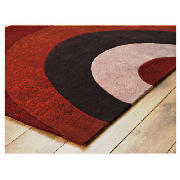 Tesco Graduated Semi Circles Rug, Cinnamon